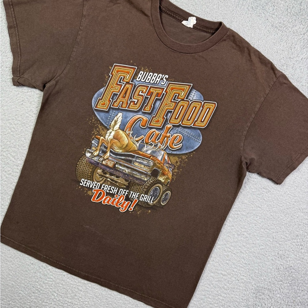 Funny humor bubbas fast food cafe T-shirt